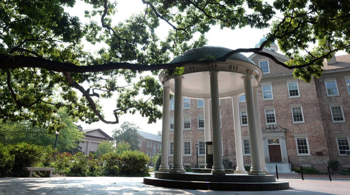 The Old Well on the campus of the University of North Carolina at Chapel Hill