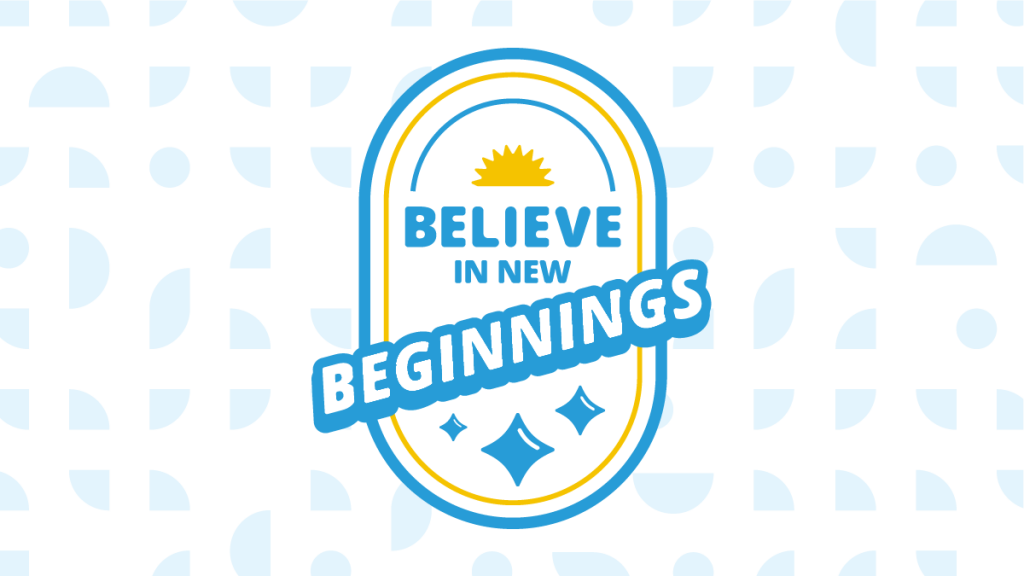 Believe in New Beginnings | Employee Wellness Day logo