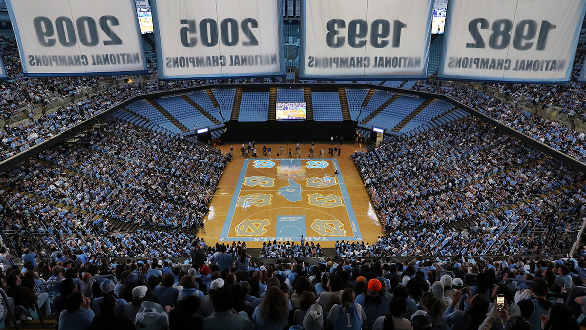 A shot of the Dean Dome.