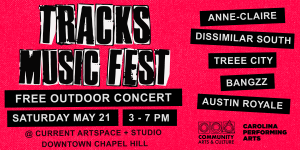 Tracks Music Fest flyer