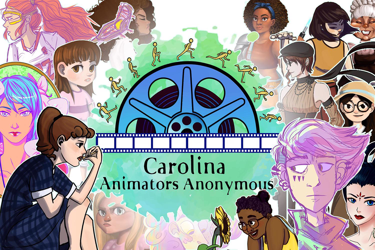 Carolina animators anonymous cartoon collage.