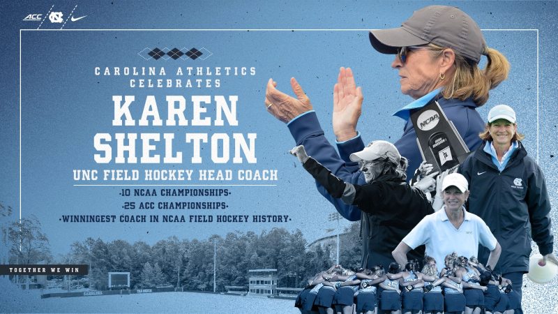 Karen Shelton: 10 NCAA championships, 25 ACC championships and the winningest coach in NCAA history