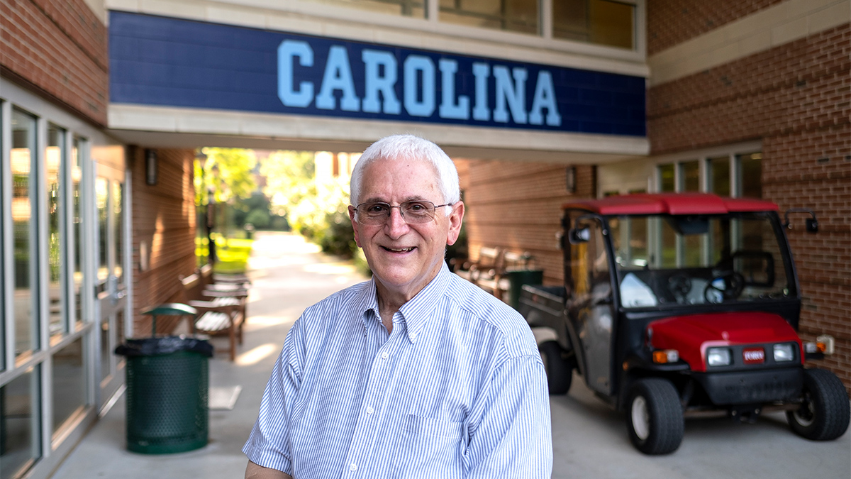 UNC Housekeeping Zone Manager George Dennos.