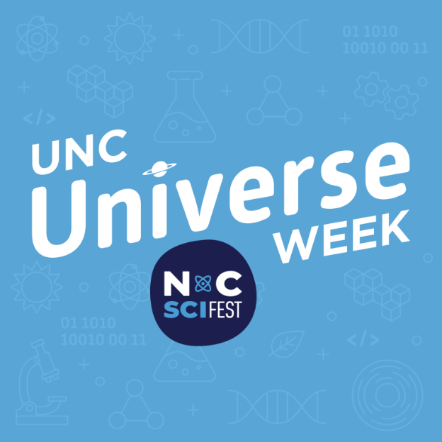 Graphic reading "UNC Universe Week"