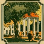 Drawing of the Old Well from 1922 Carolina yearbook the Yackety Yack.